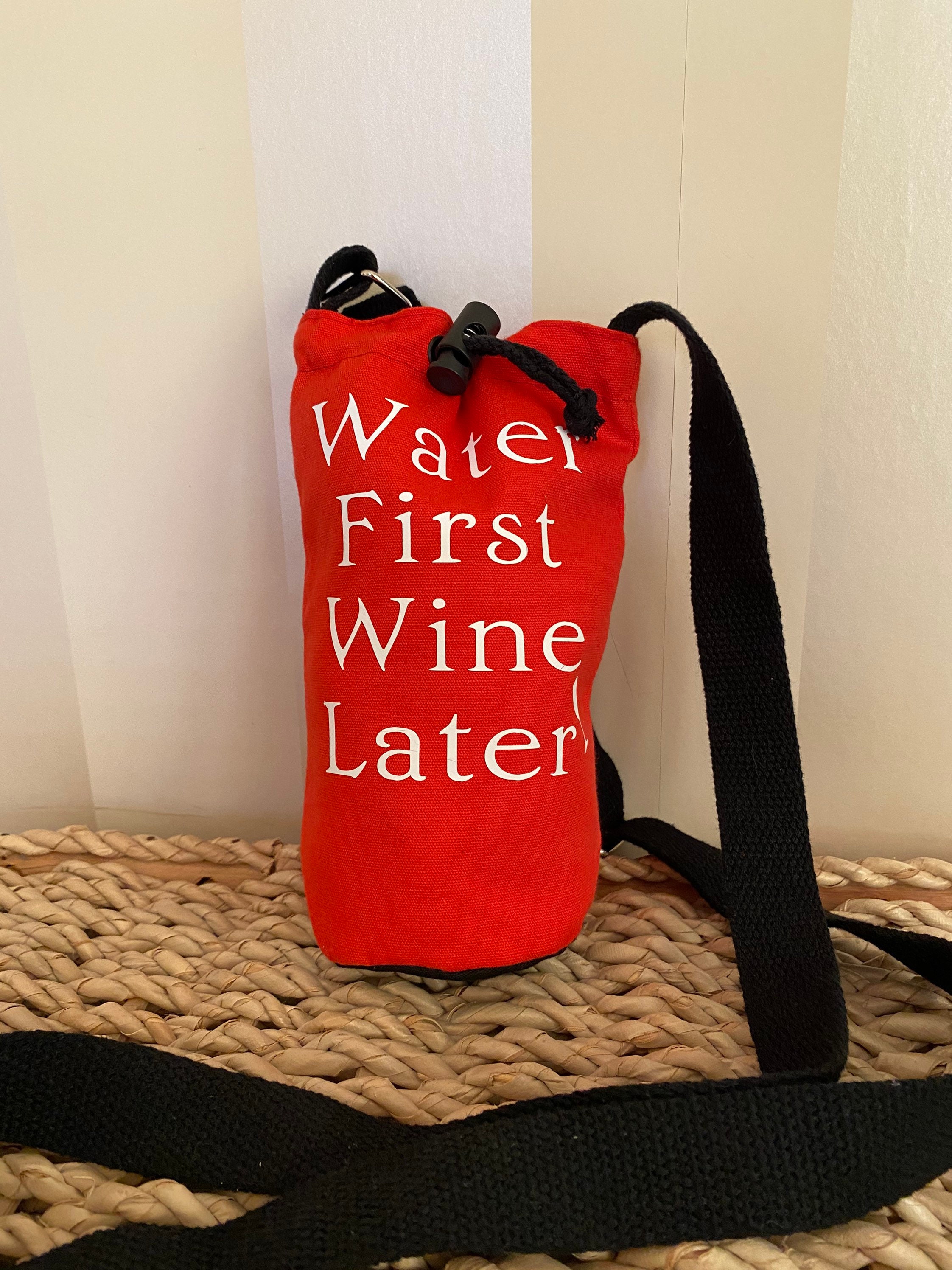 Cross body water bottle carrier personalised walking fun Etsy