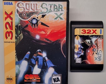 Soul Star X - a custom prototype cartridge & case for Sega 32X