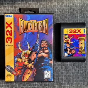 Black Thorne for Sega 32X with case and artwork