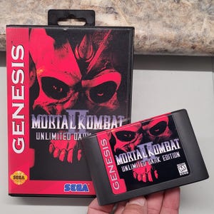 Mortal Kombat 2 Unlimited Dark Edition for Sega Genesis with case