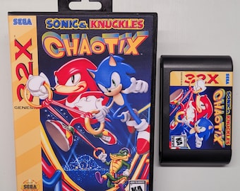 Sonic & Knuckles Chaotix for Sega 32X plus Case and Artwork