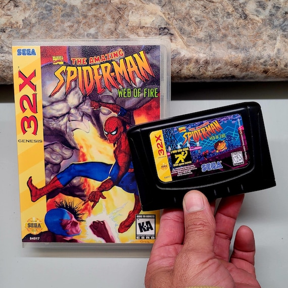 SPIDERMAN - Web of Fire for Sega 32X High-quality SPIDERMAN - Web of Fire for Sega 32X High-quality