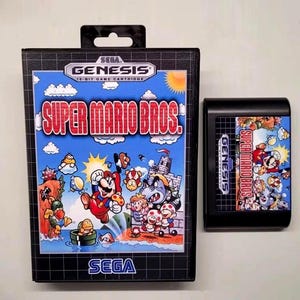 S.M.B. for Sega Genesis with case & cover art