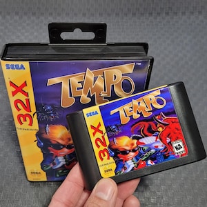 Tempo for Sega 32X with case and cover art
