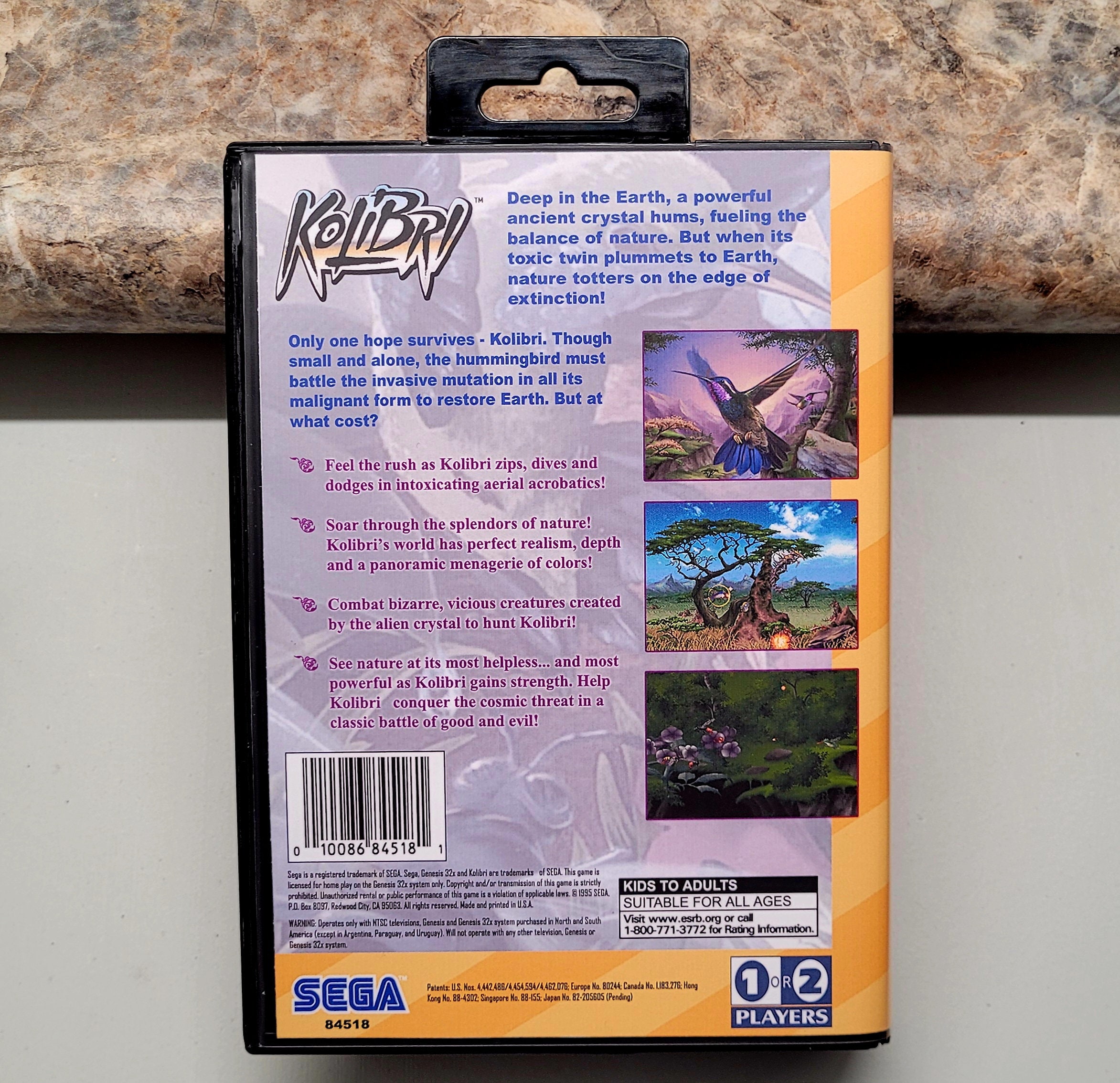 Kolibri for Sega 32X With Case & Artwork - Etsy