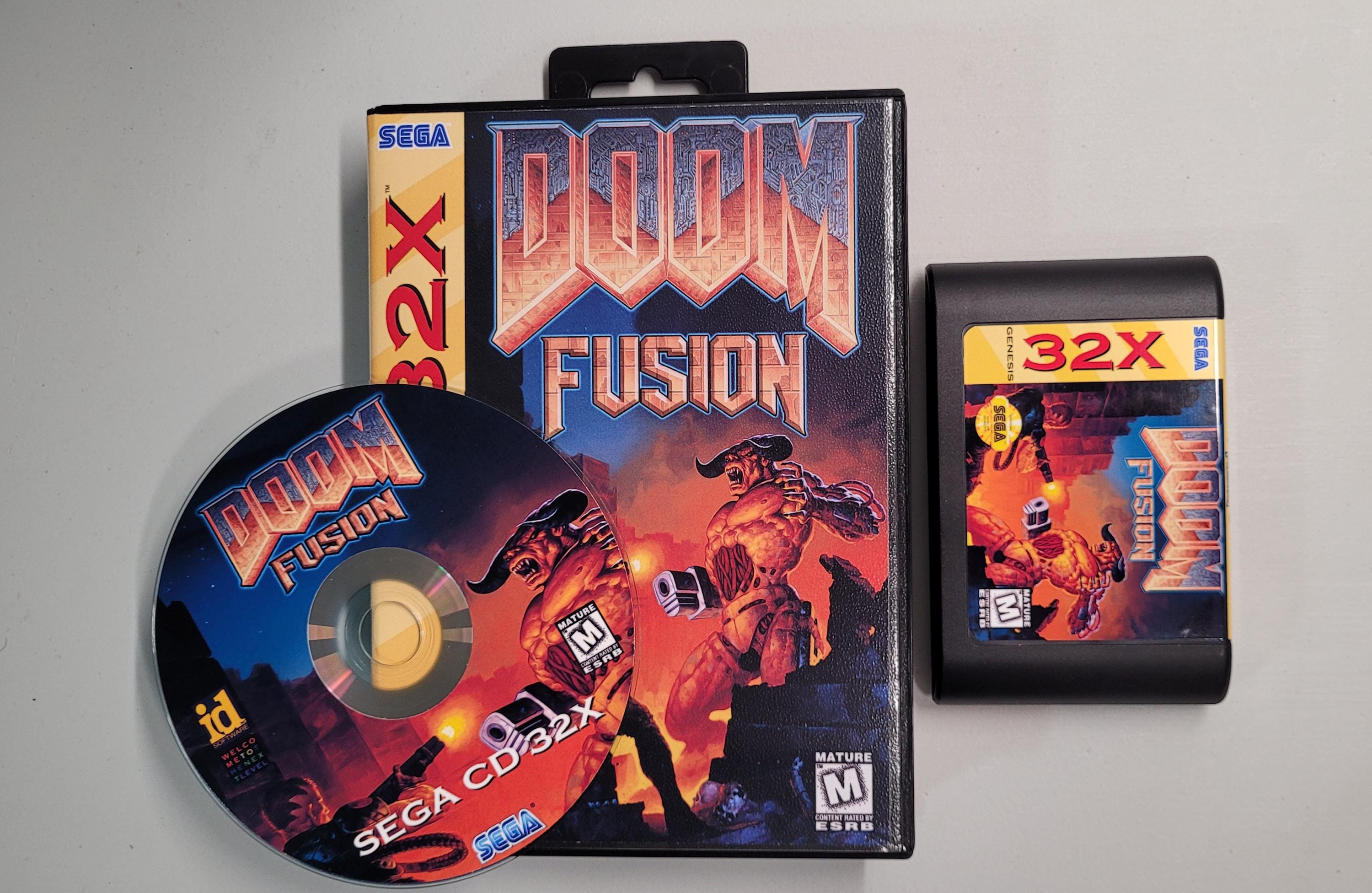 Doom Fusion V2.1 for Sega CD 32X. 4-in-1 With Doom 1 & 2
