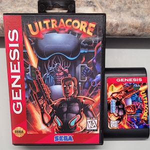 ULTRACORE for Sega Genesis with game case