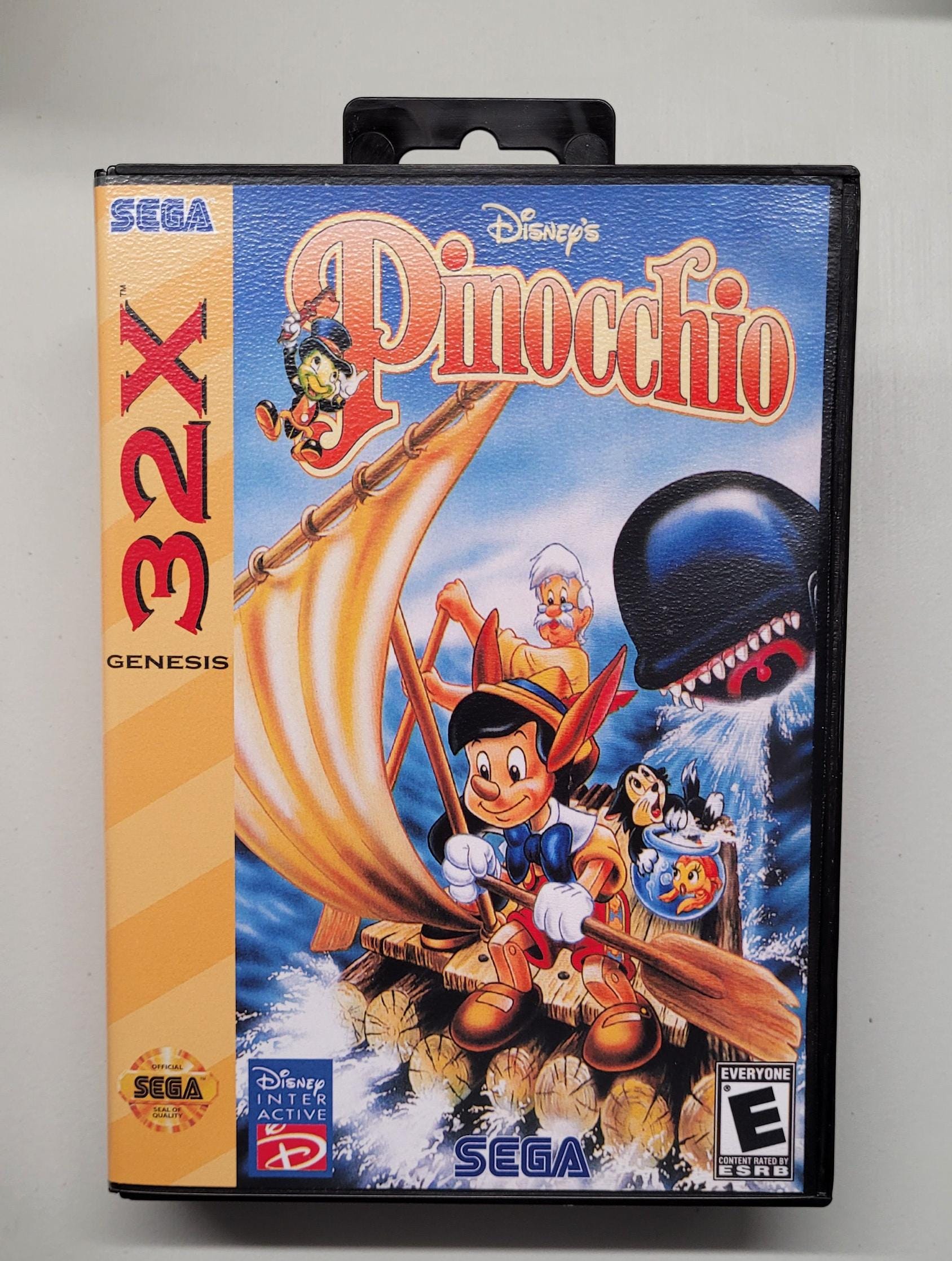 Disney's Pinocchio Enhanced Edition for Sega 32X With Case. - Etsy
