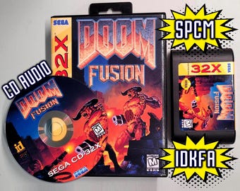 Doom Fusion V2.2 Sega CD 32X: 4-in-1 Doom 1, 2, Resurrection
