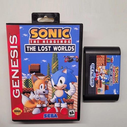 Sonic the Hedgehog - the Lost Worlds - for Sega Genesis & Game