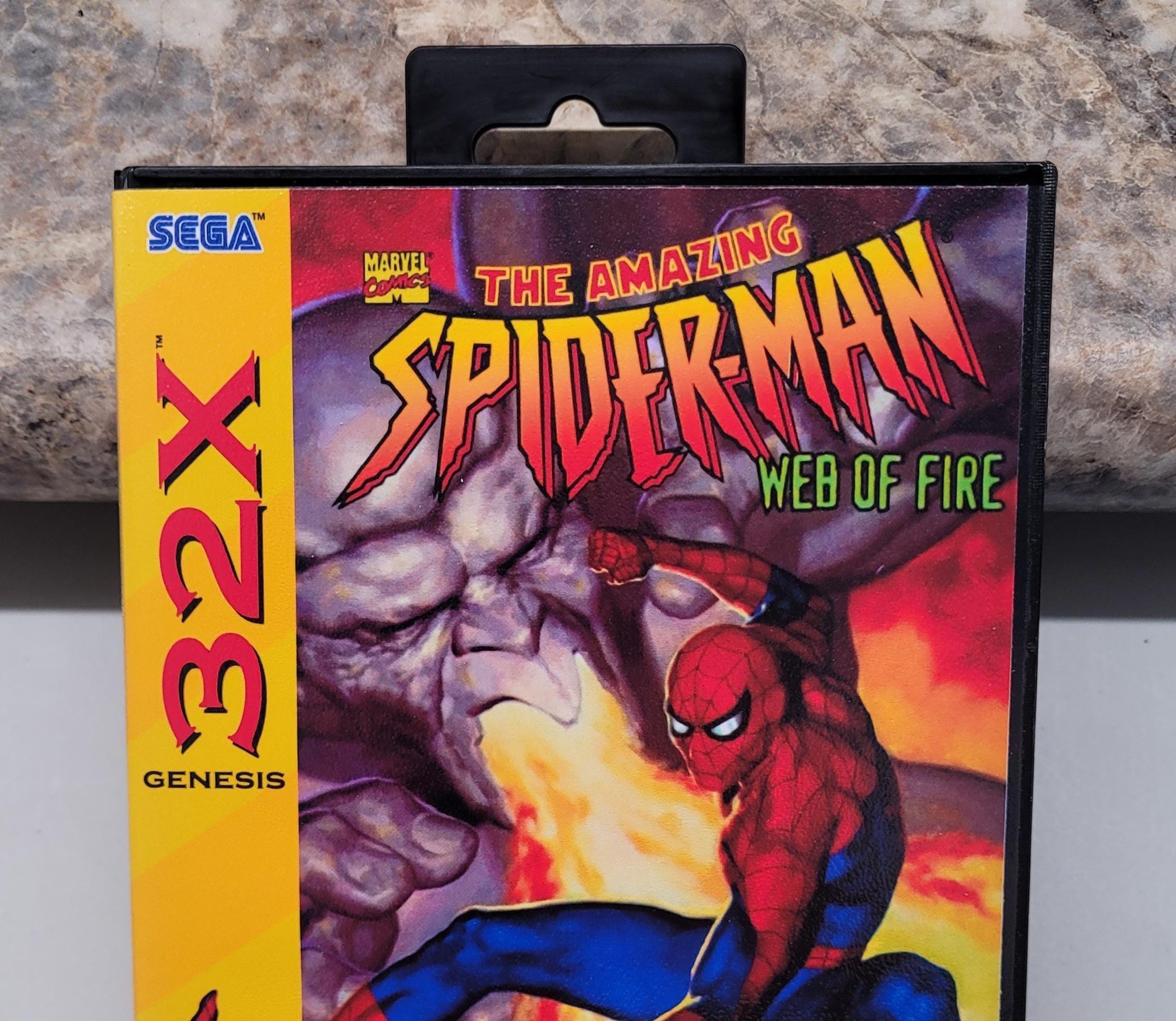 SPIDERMAN - Web of Fire for Sega 32X - Etsy SPIDERMAN - Web of Fire for Sega 32X - Etsy