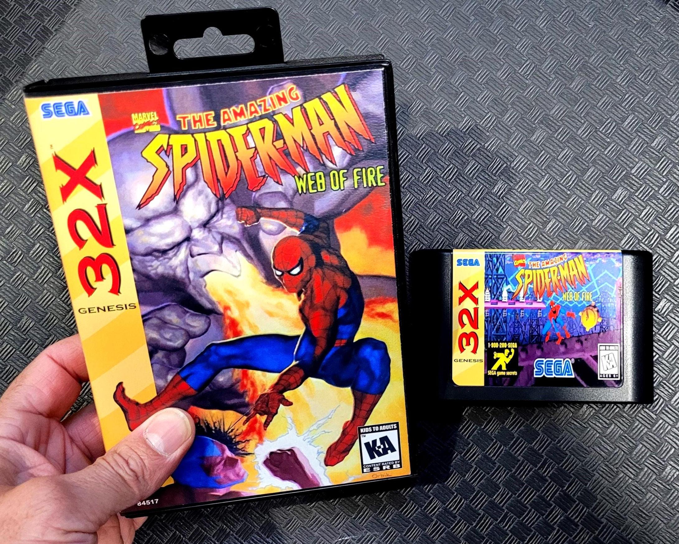 SPIDERMAN - Web of Fire for Sega 32X - Etsy SPIDERMAN - Web of Fire for Sega 32X - Etsy