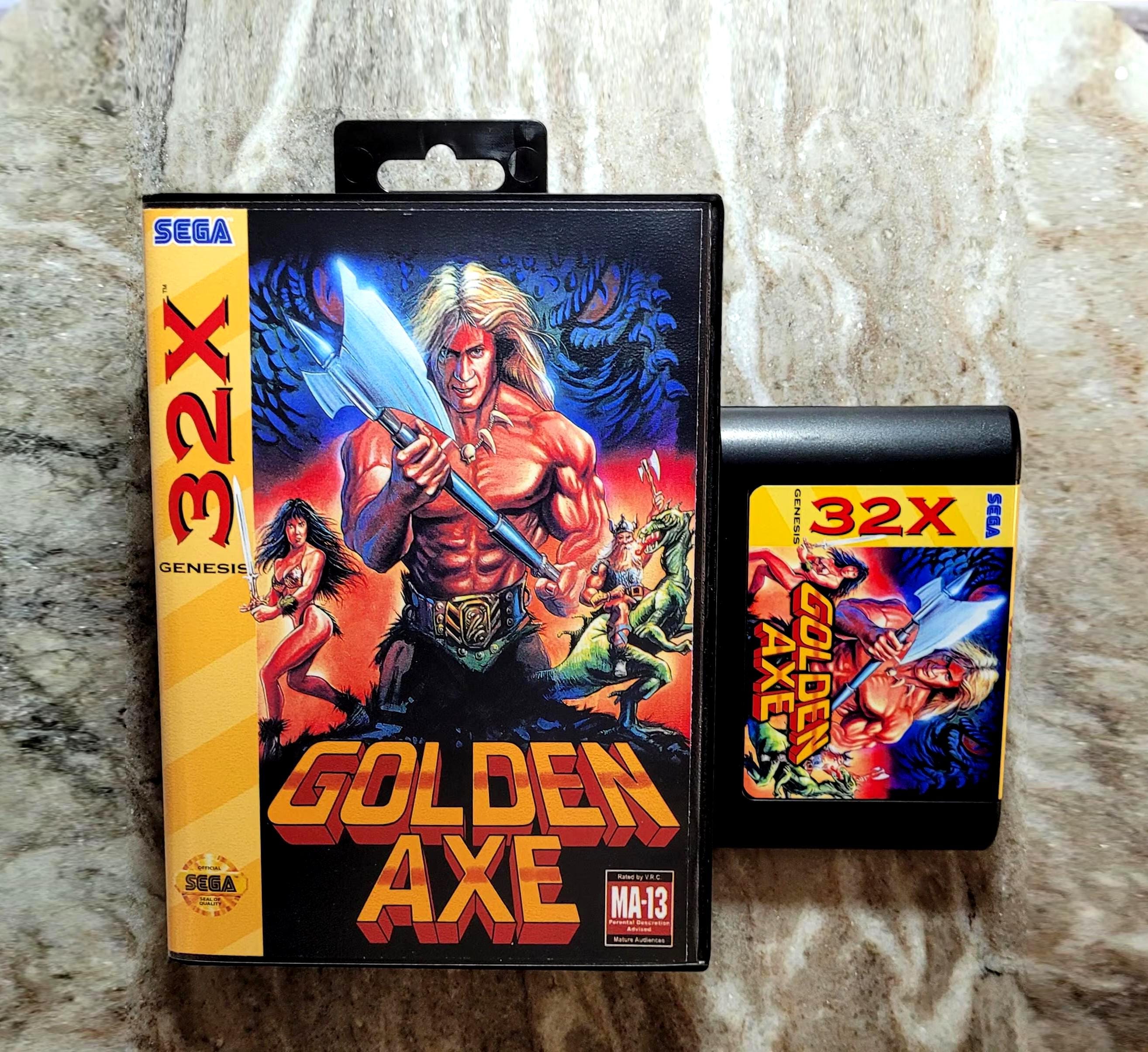 Golden Axe 32X Edition + Case & Cover Art for SEGA 32X - Etsy