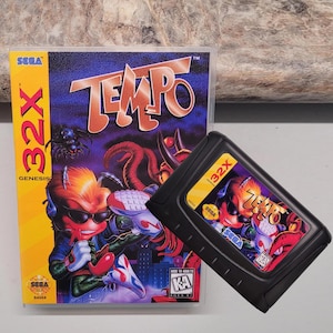 TEMPO for Sega 32X high-quality reproduction with case