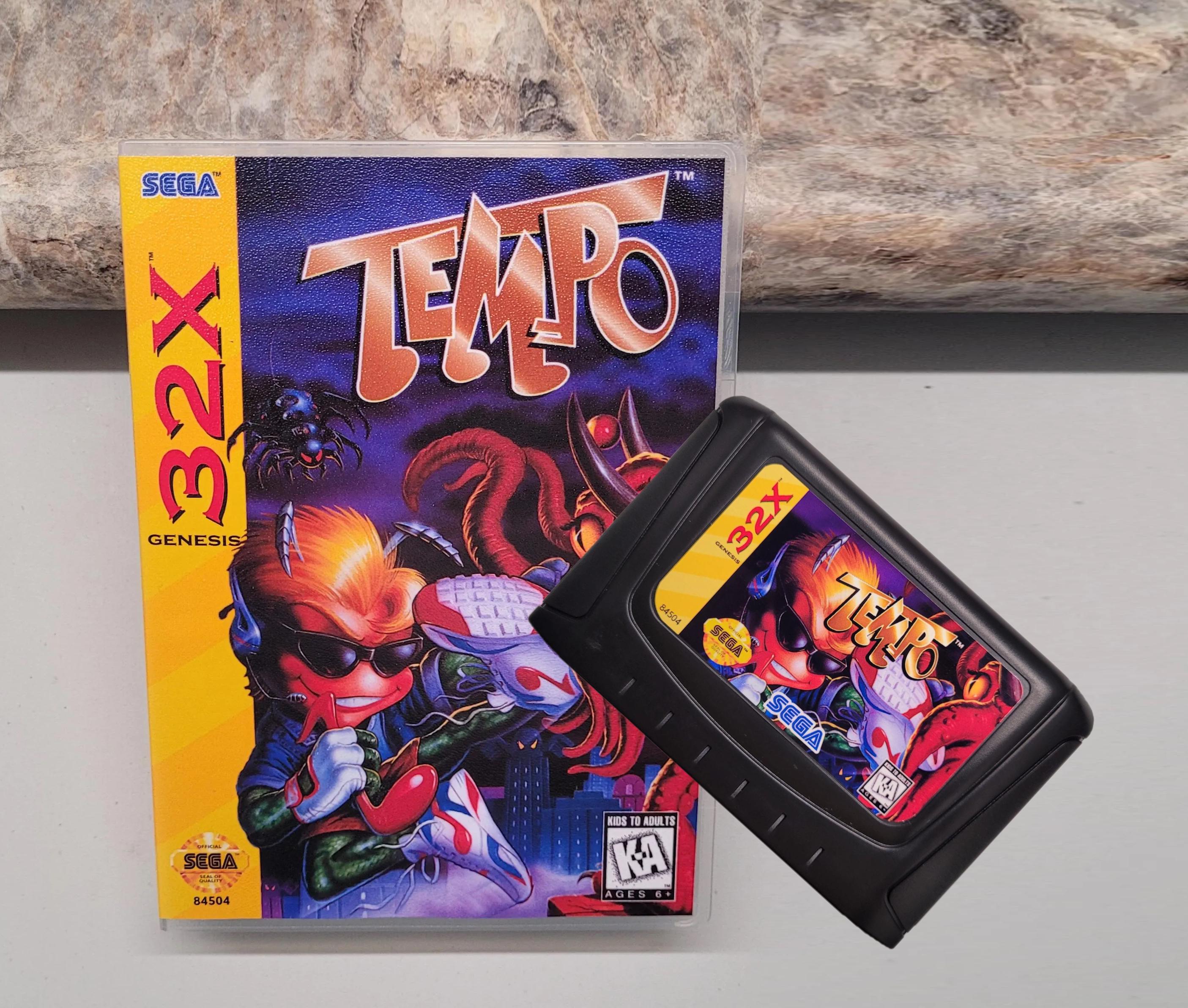 TEMPO for Sega 32X High-quality Re-creation With Case - Etsy