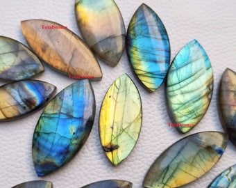 2.55 Carat whole sale Price AI-48 Marquise shape Natural Labradorite Cuts 14x7x5  MM AAA Grade  Quality