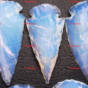 Opalite Arrowhead / Aero Head Crystals, Big 1.5-2 Inches Gemstone Arrow Head / Opalite Spear Heads
