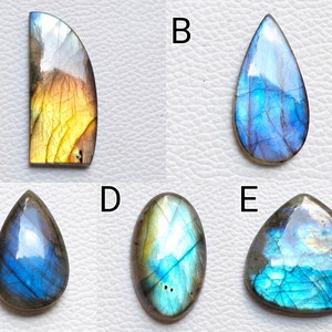 Real Blue Fire Labradorite Wholesale Gemstone Pendant image 1