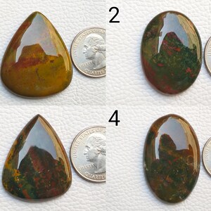 Gladde bloedsteen cabochon platte achterkant beide zijden gepolijste bloedsteen edelsteen groothandel hanger: