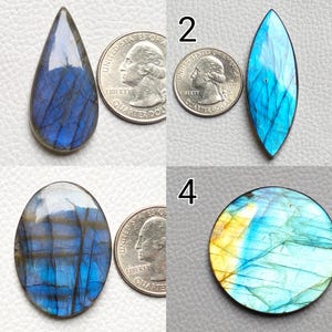 Natural Blue Labradorite Cabochon Jewelry Pendant Handmade Flashy Labradorite Macrame Jewelry Healing Crystals