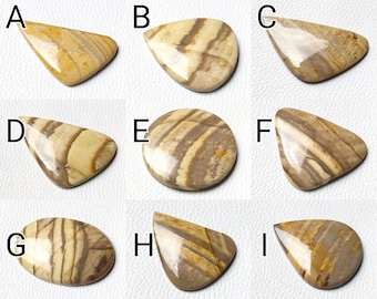 9870-9878 Natural Blue Mountain Jasper Cabochon Stones for Pendant and Jewelry making / Gemstones for Wire Wrapped Jewelry making