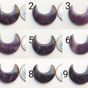 Natuurlijke lepidoliet cabochon sieraden benodigdheden eenzijdig plat mix vormen en maten lepidoliet hanger ketting maken paarse edelsteen