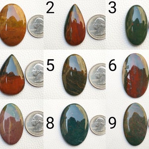 Natuurlijke bloedsteen cabochon beide zijden gepolijste bloedsteen hanger bloedsteen sieraden bloedsteen geboortesteen mineralen cabochon groothandel: