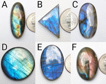 Full Blue Labradorite Gemstones