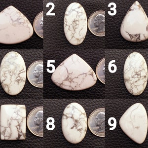 Natural Howlite Gemstone Wholesale Cabochon by TotalStones One Side Flat Mix Shape and Size Howlite Stones Pendant Jewelry Making