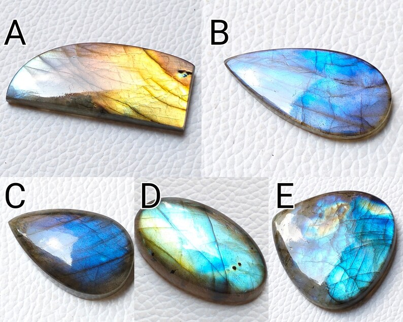 Real Blue Fire Labradorite Wholesale Gemstone Pendant image 3