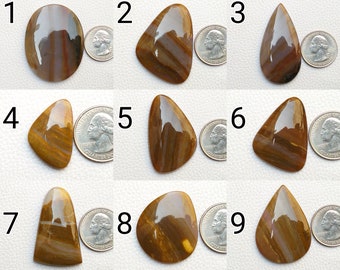 Top Grade Natural Stone Lavic Jasper Cabochon Wholesale Both Side Polished Jewelry Supplies Lavic Jasper Macrame Jewelry Minerals Rock