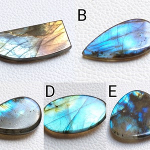 Real Blue Fire Labradorite Wholesale Gemstone Pendant image 5