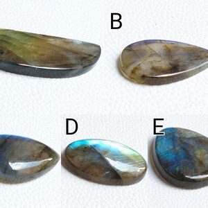 Real Blue Fire Labradorite Wholesale Gemstone Pendant image 4