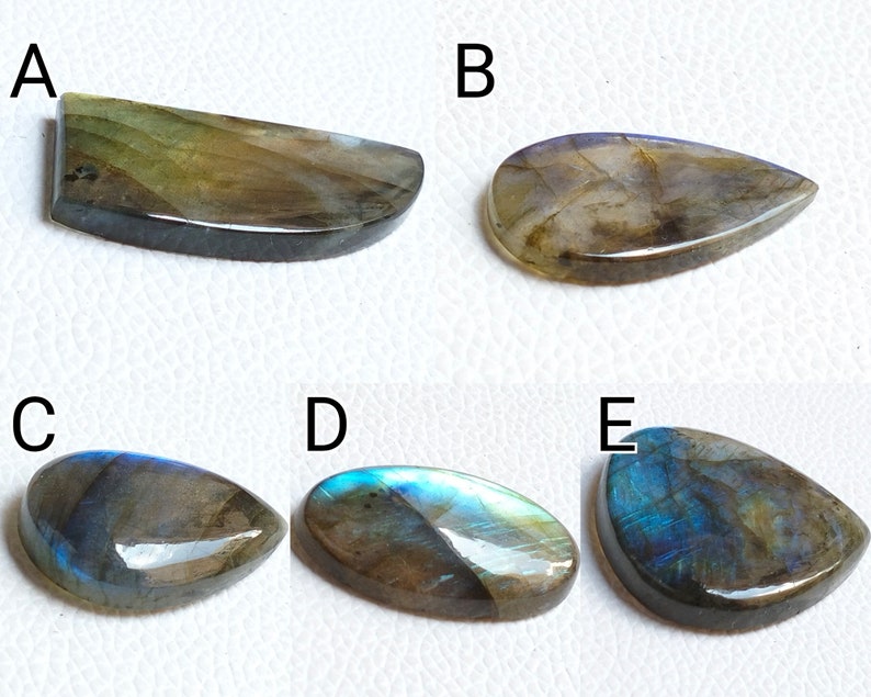 Real Blue Fire Labradorite Wholesale Gemstone Pendant image 4