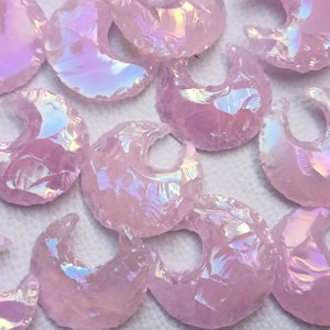 Roze aura engel kristal maansikkel