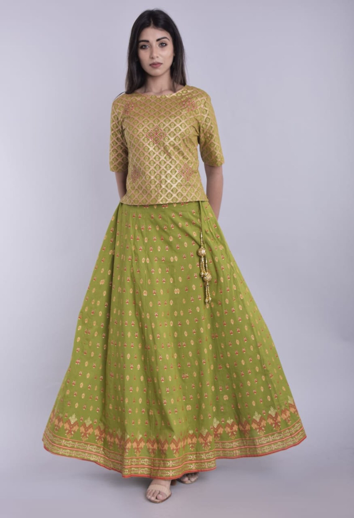 cotton ghagra choli