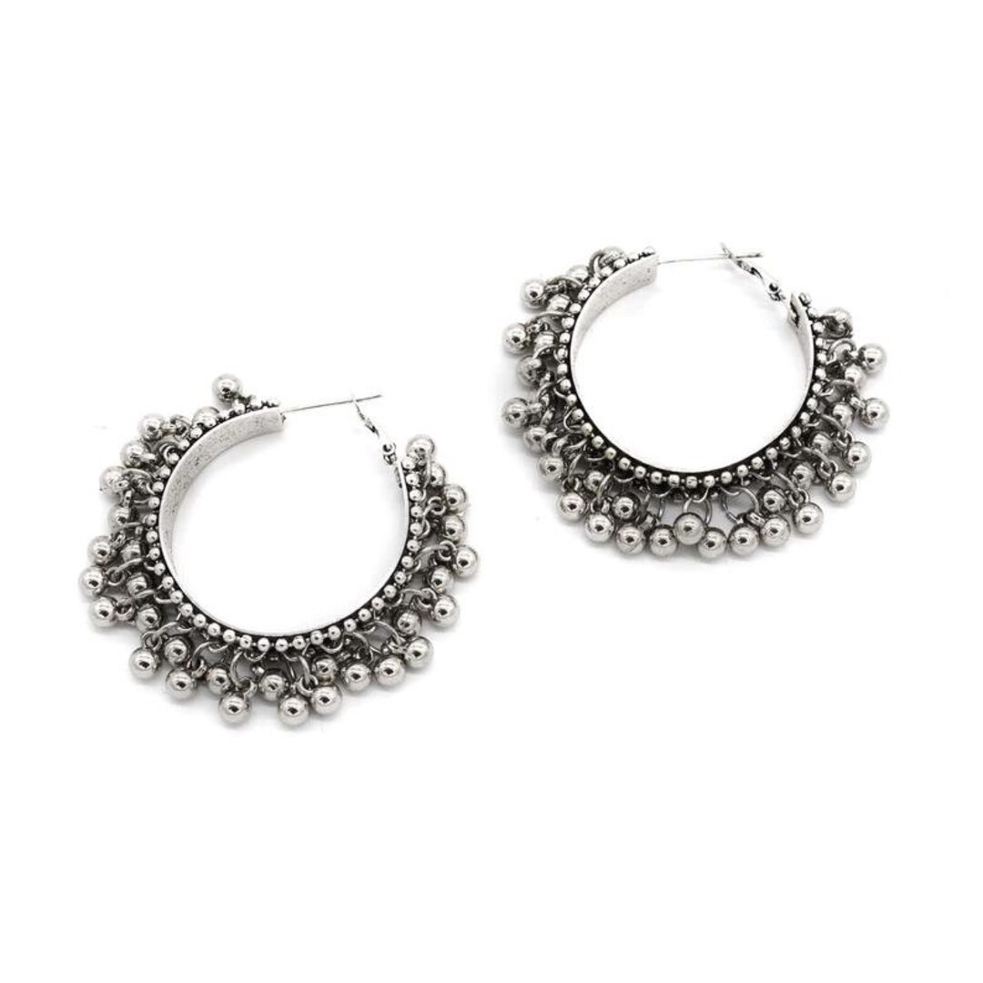Blue Enamelled Silver Ghungroo Earrings - Collection 2023 – Meraki  Lifestyle Store
