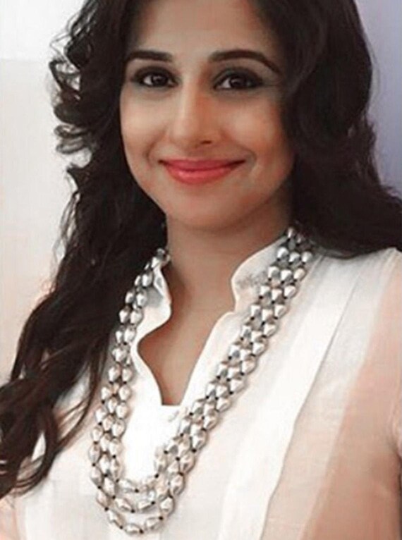Dholki Beads Necklace Set With Earrings 