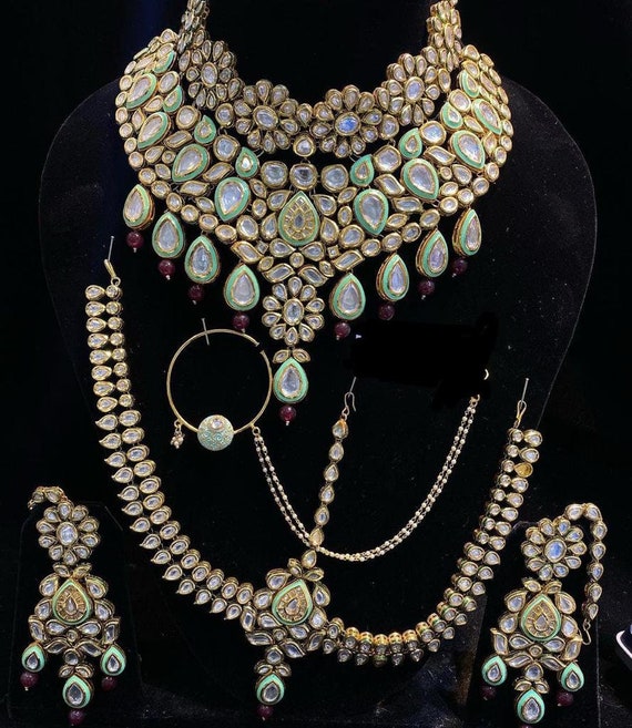 Wedding Kundan Bridal Set Jadau Kundan 
