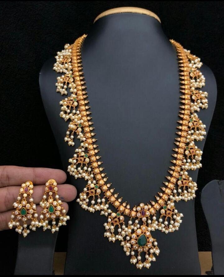 Guttapusalu South Indian Haram Jewelry 