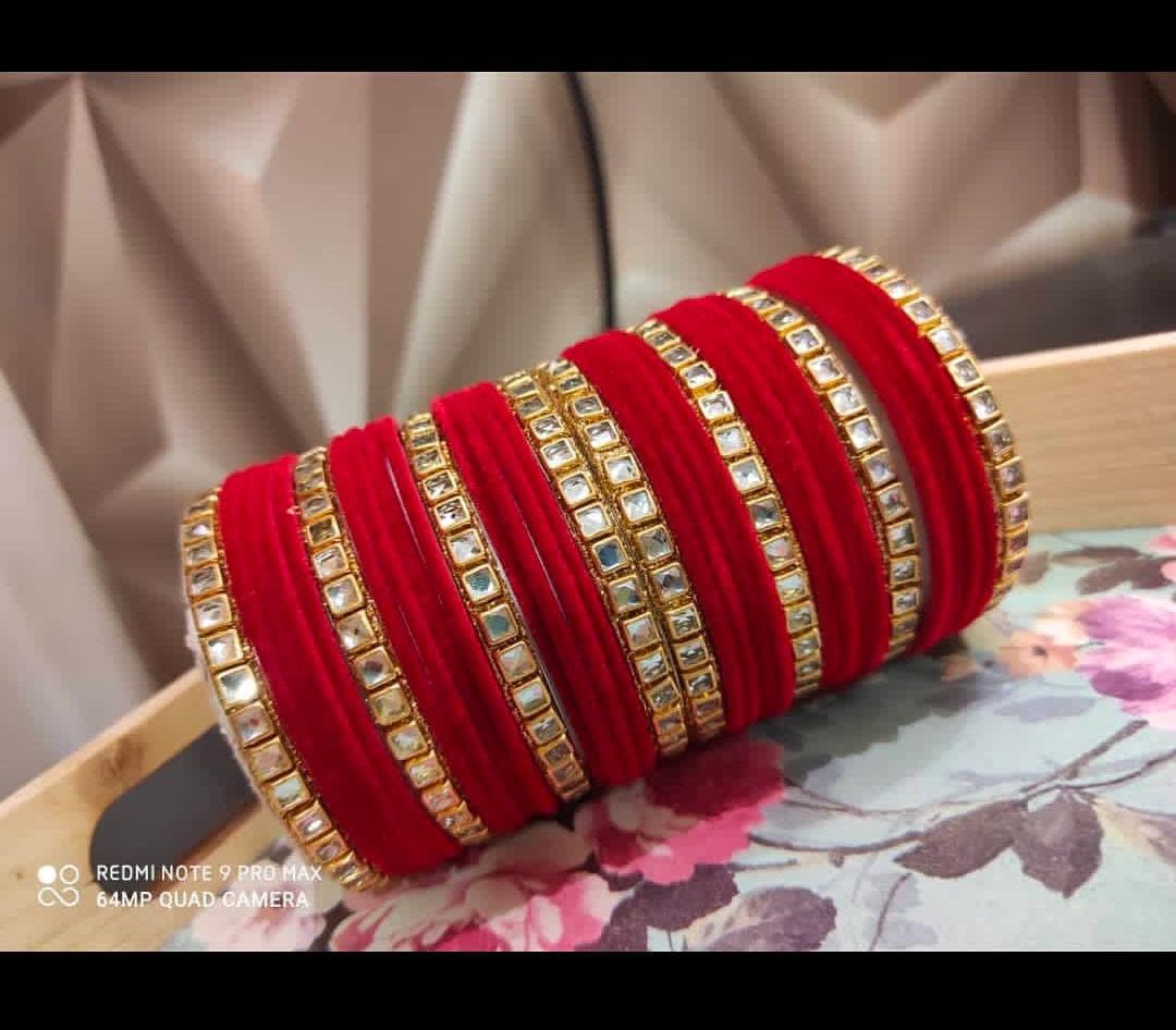 Red bangles design deals