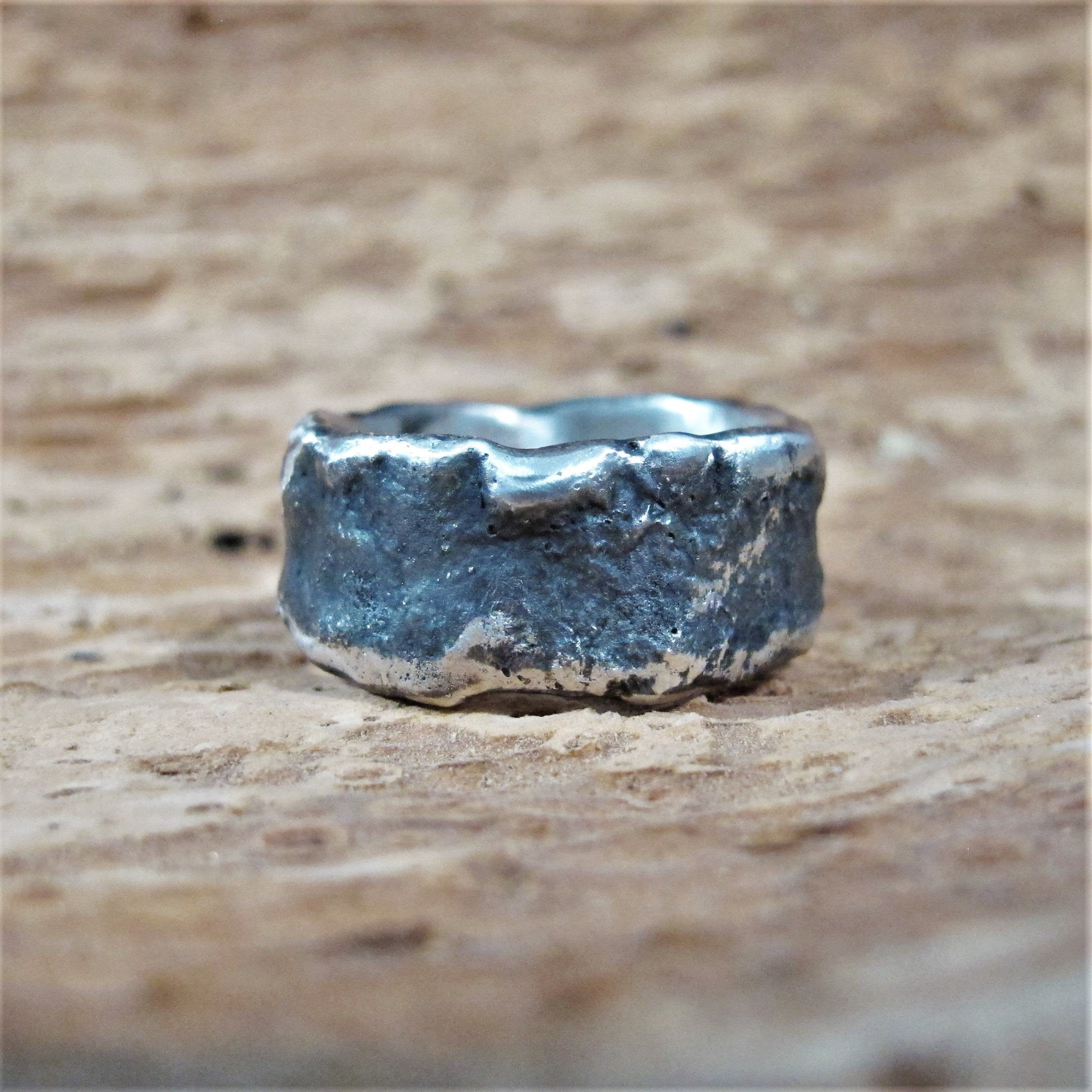 Anello da uomo, in argento Sterling 925, con motivo vichingo