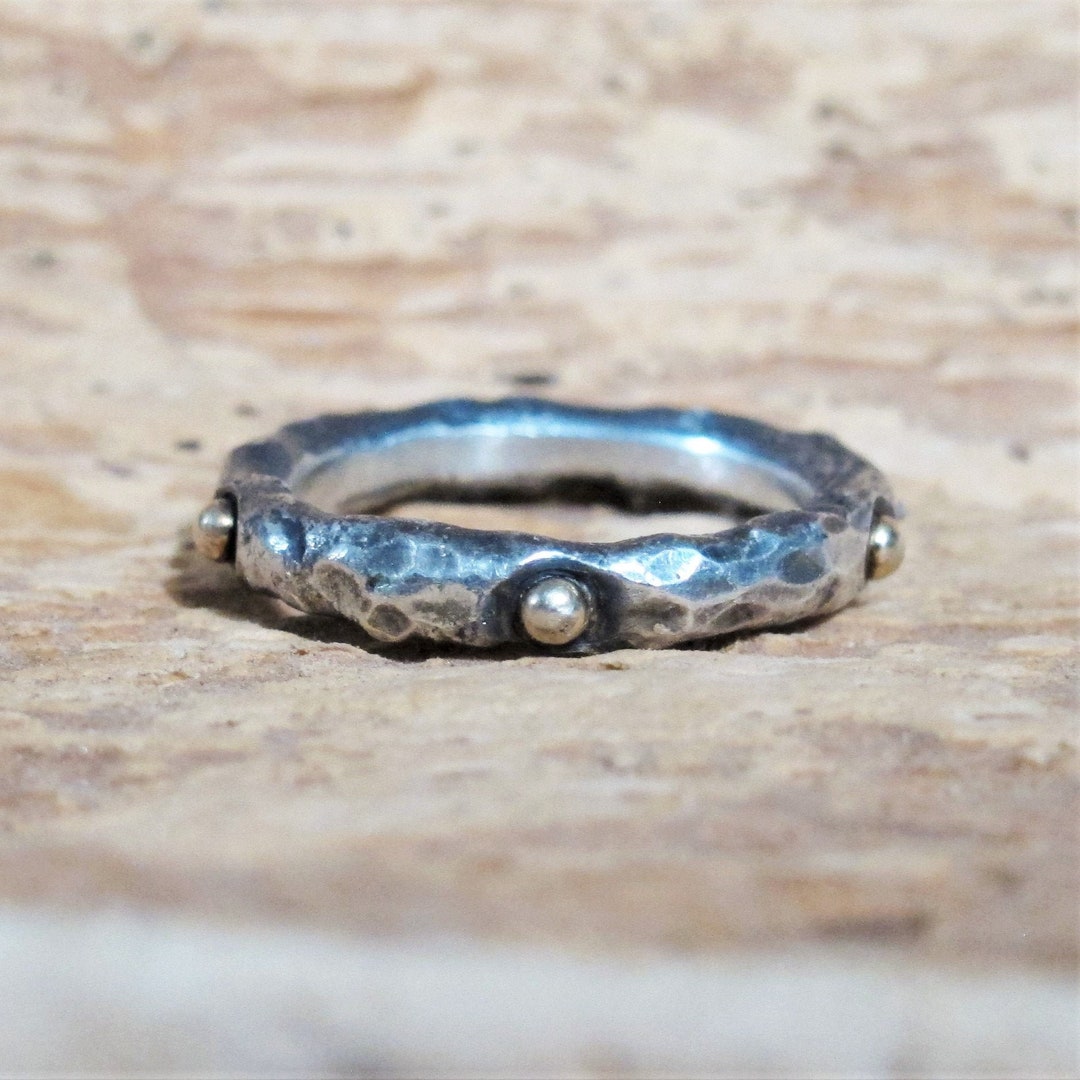 Gold Silver Alternative Wedding Ring - Etsy
