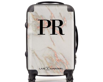 luggage with initials