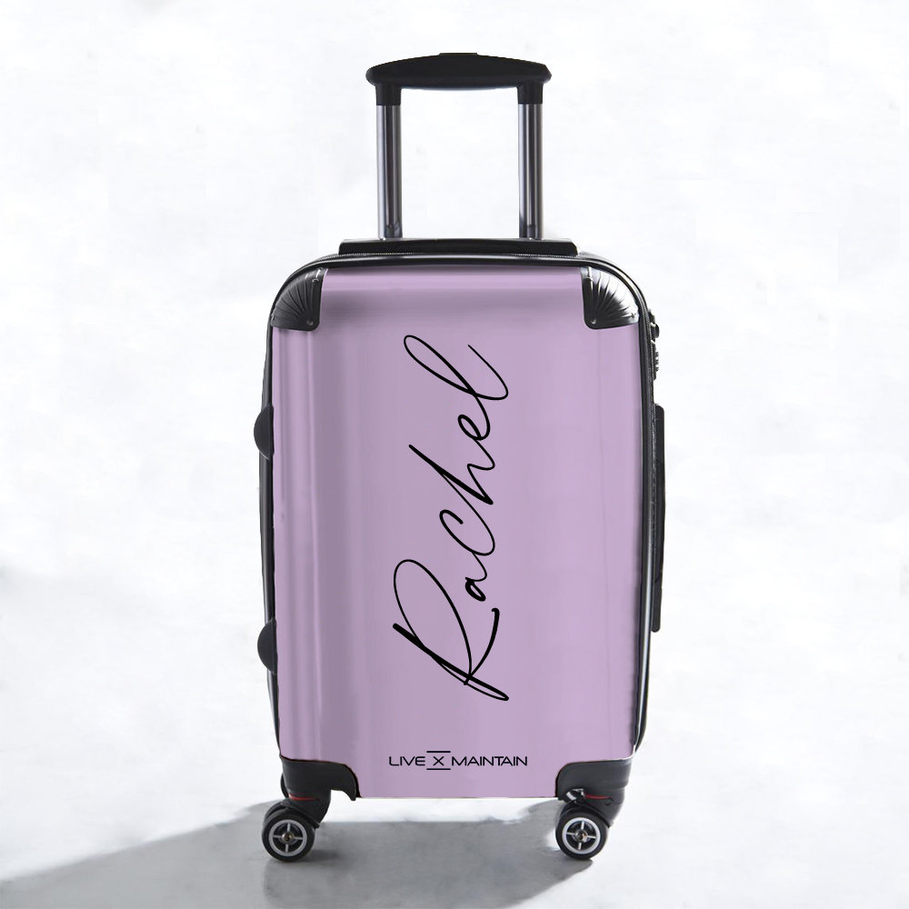 Purple Name Suitcase Cabin Suitcase Custom -