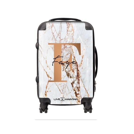 luggage with initials