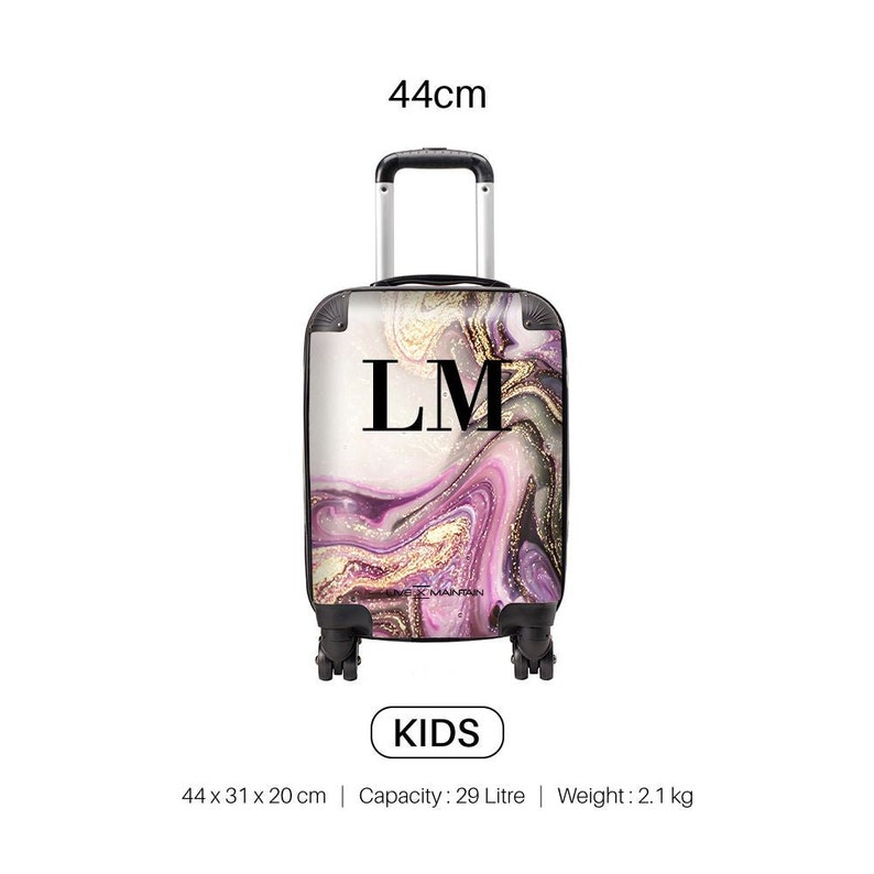 initial suitcase