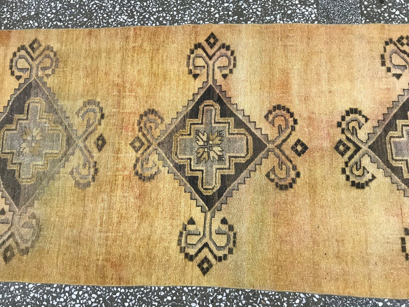 Long Runner Rug/ 3.3 X 14 feet/ Hand Knotted Wool Vintage | Etsy