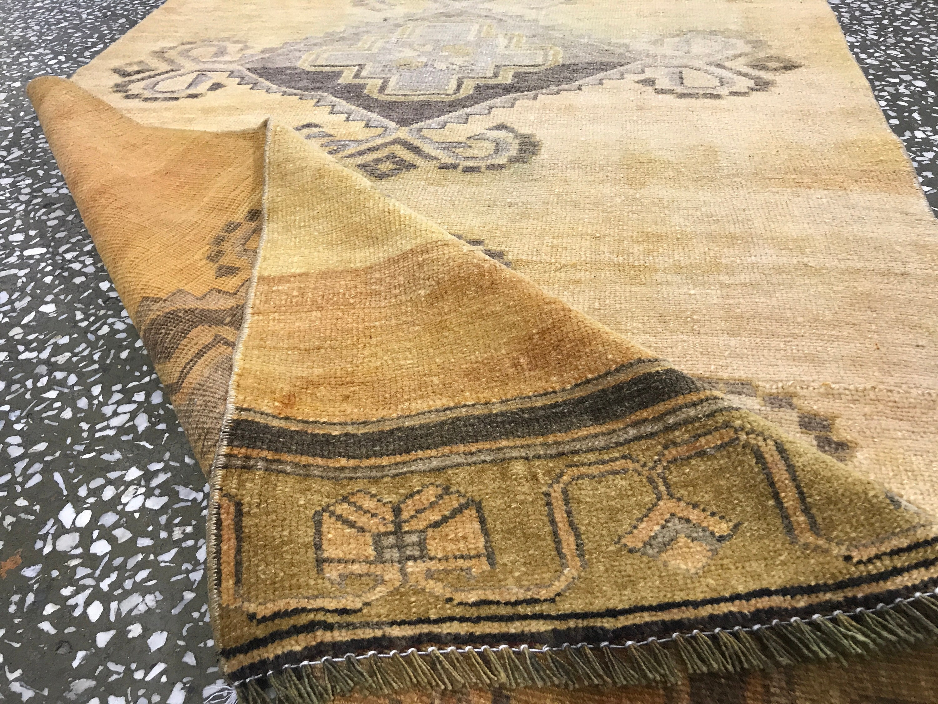 Long Runner Rug/ 3.3 X 14 Feet/ Hand Knotted Wool Vintage - Etsy