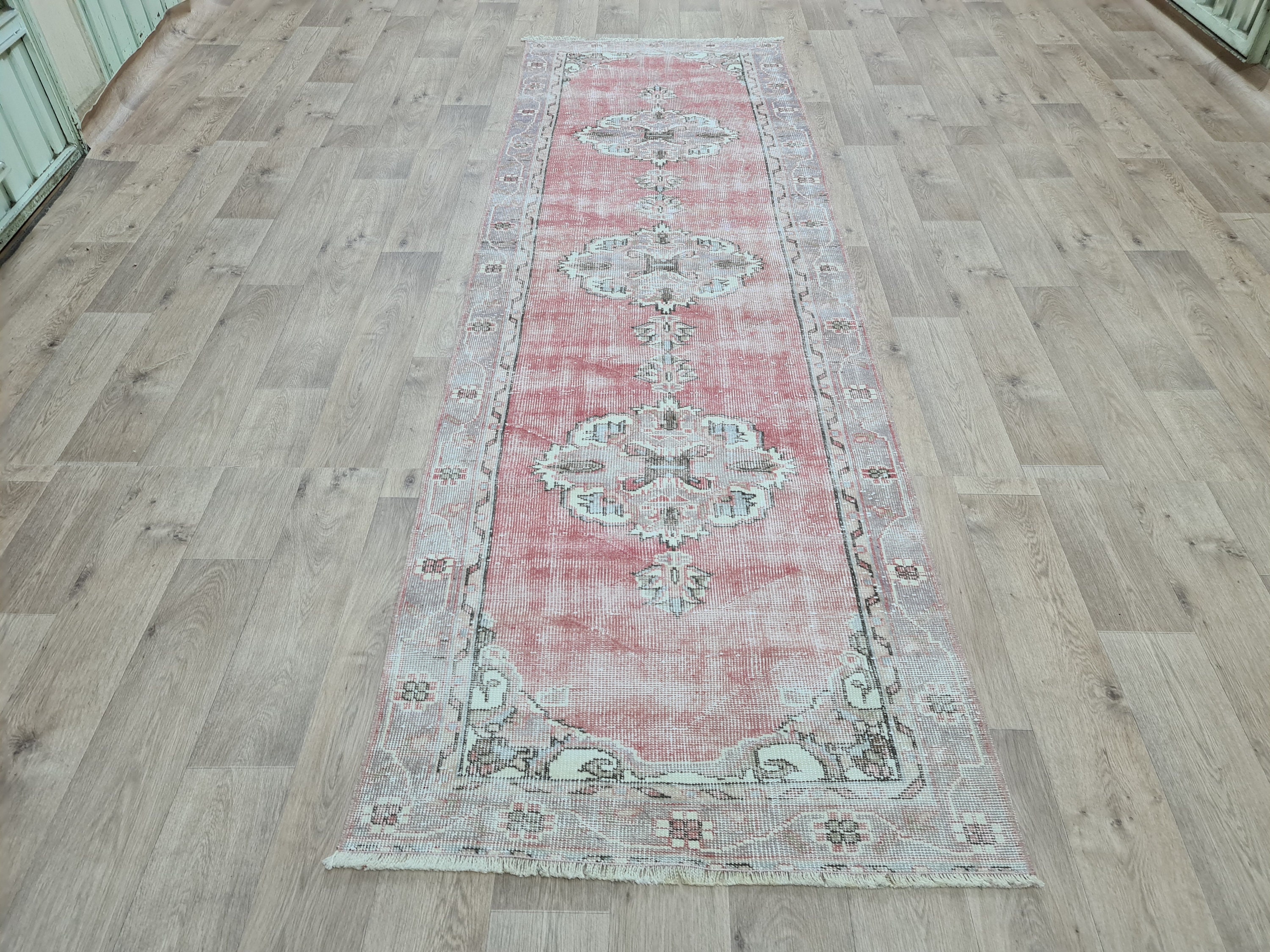 Vintage Rug Runner/ 3.3 X 10.5 feet/ Wide Hand Knotted Turkish Etsy